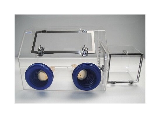 Portable Isolation Glovebox with Two Static-Dissipative PVC Ports - Image 1