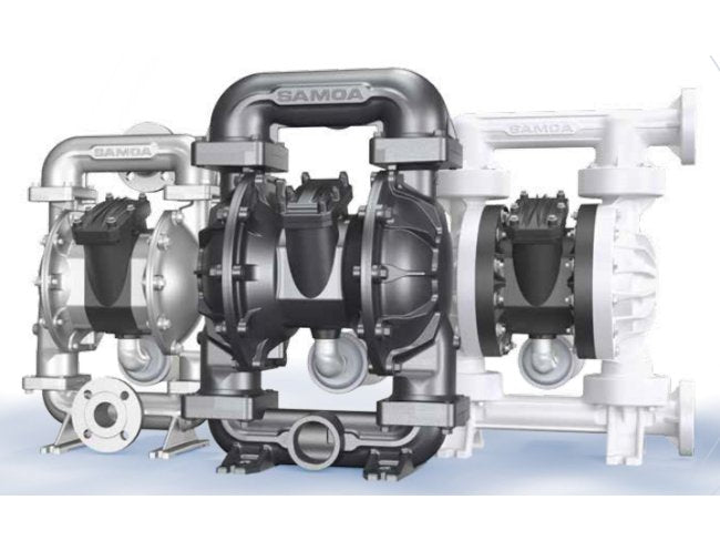 SAMOA Plastic Air Operated Double Diaphragm (AODD) Pump - UP15-B - Image 1