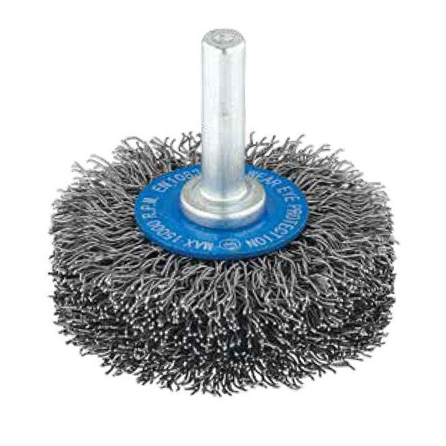 Tanis® 2" Carbon Steel Wire Wheel Brush - Image 1