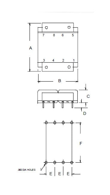 PC Mount Flat Pack⢠Power Transformers - FP12-475 - Image 2