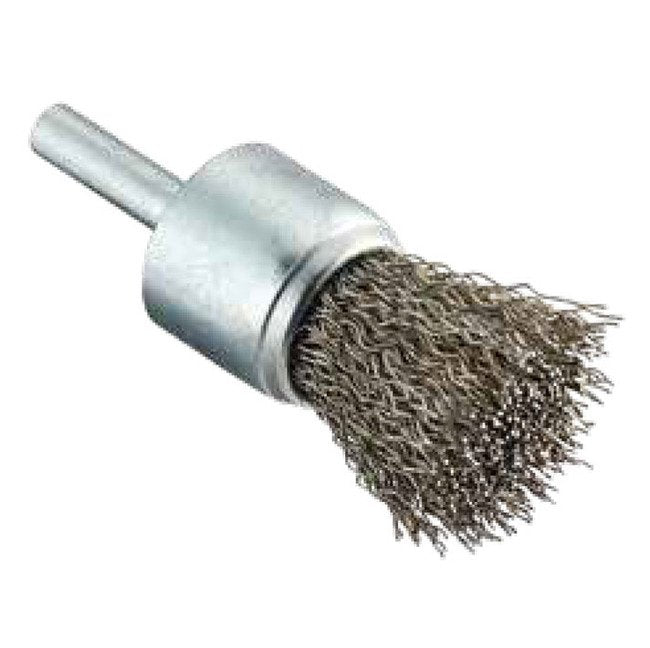 Tanis® 1 Inch Stainless Steel Wire End Brush - Image 1
