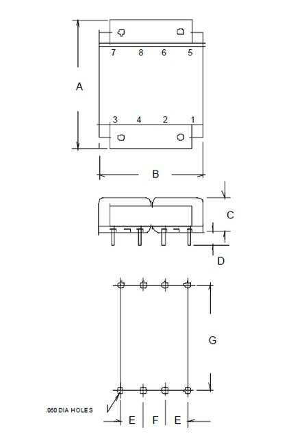 UL Recognized PC Mount Flat Pack Power Transformers - Image 2