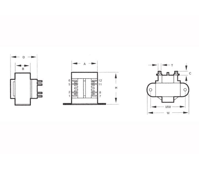 World Series™ Chassis Mount Quick-Connect Power Transformers - Image 2
