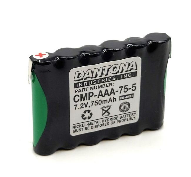 7.2V 750mA·h Premade Nickel Cadmium/Nickel Metal Hydride Battery Pack - Image 1