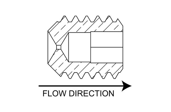 Precision Threaded Orifice Inserts Set, 5/16-18 UNC, 316 SS, Flow Rates Data - Image 3