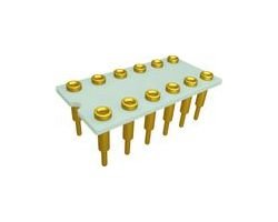 JCC G6K2PRF Series Relay Socket, 5.08mm Spacing, 12 Pin, Solder Dip - Image 1