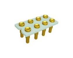 JCC UF Series 2.54mm Spacing 8-Pin Relay Socket - Solder Dip - Image 1