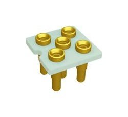 JCC FSE1A 2.54mm Solder Dip 5-Pin Relay Socket - Image 1