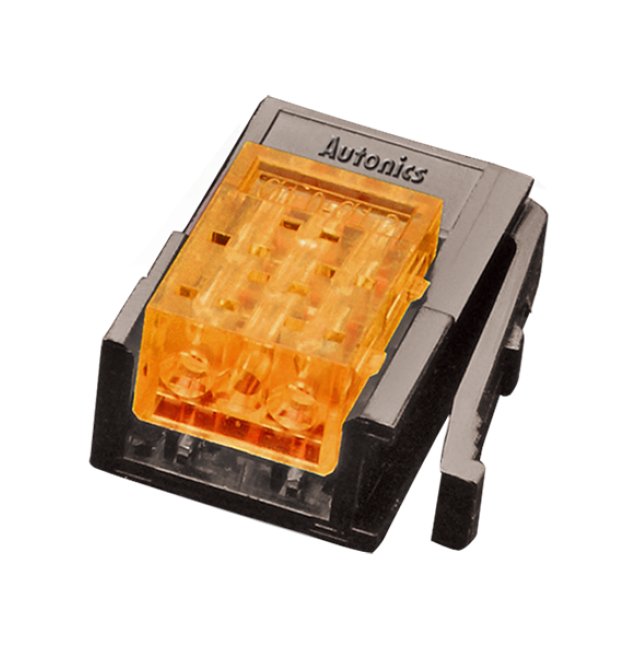 3-Pin Wire Mount Plug Connector - Orange, AWG 24-26 - Image 1