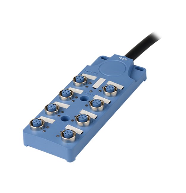 Autonics NPN Input Logic Distribution Box - 8 Ports, 12-24V DC - Image 1