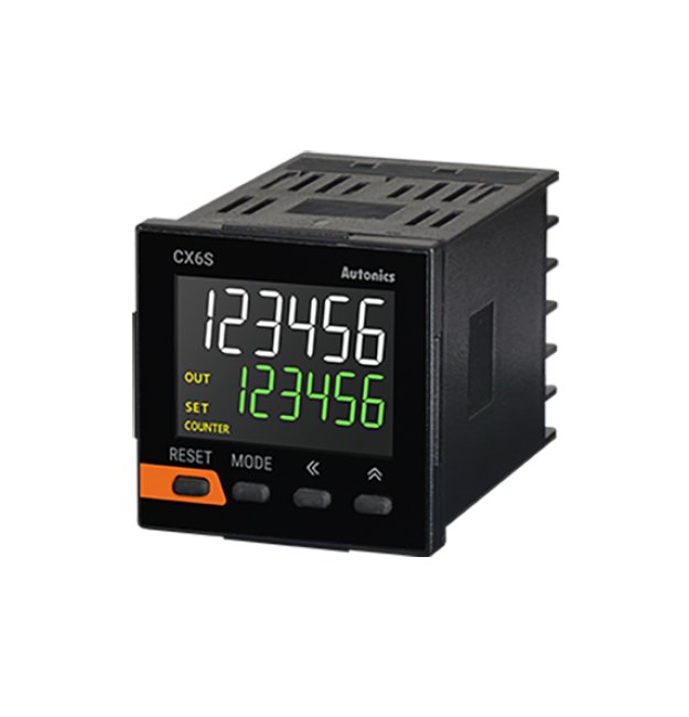 Autonics USA 6-Digit LCD Counter/Timer 48mm Width 100-240V AC Voltage - Image 1