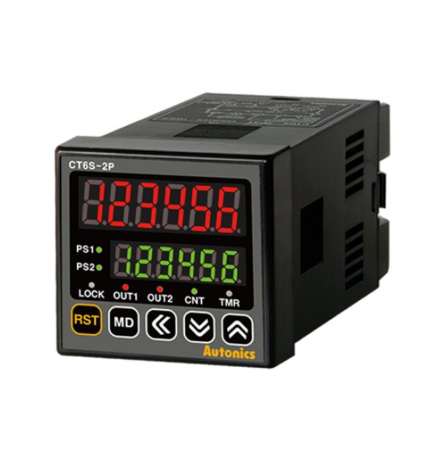 Autonics USA 48mm 24V AC Voltage 6-Digit Counter - Image 1