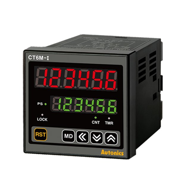 Autonics USA 6-Digit 72mm AC Voltage Counter - Image 1
