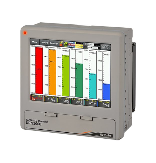 Autonics USA 4-Channel Paperless Recorder with Alarm Output - Image 1