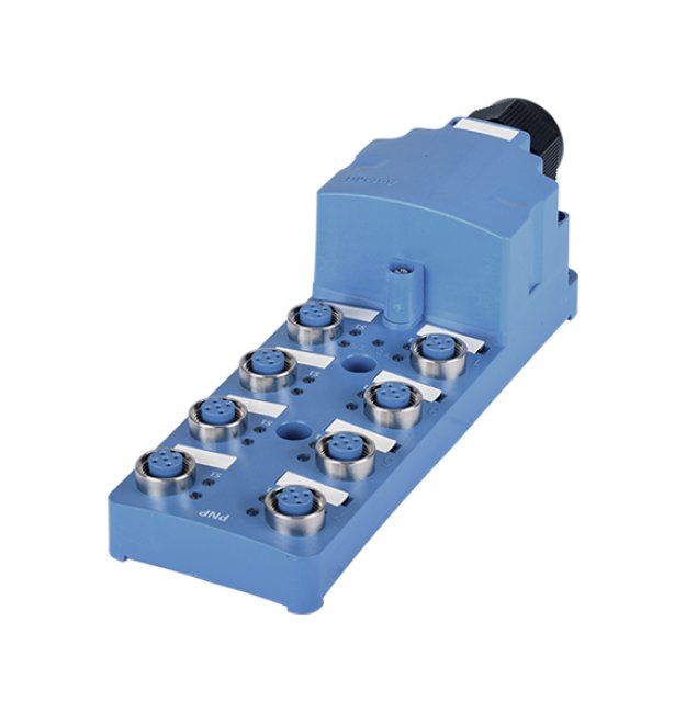 Autonics USA PNP Input Logic Distribution Box, 8 Ports, 12-24V DC - Image 1