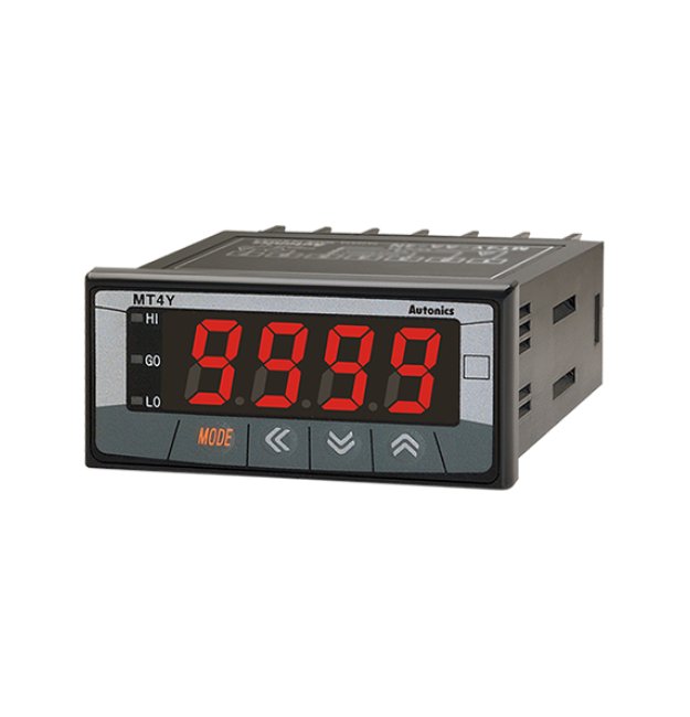 Autonics USA 72 x 36 x 77mm Digital Panel Meter - AC Volts - Image 1