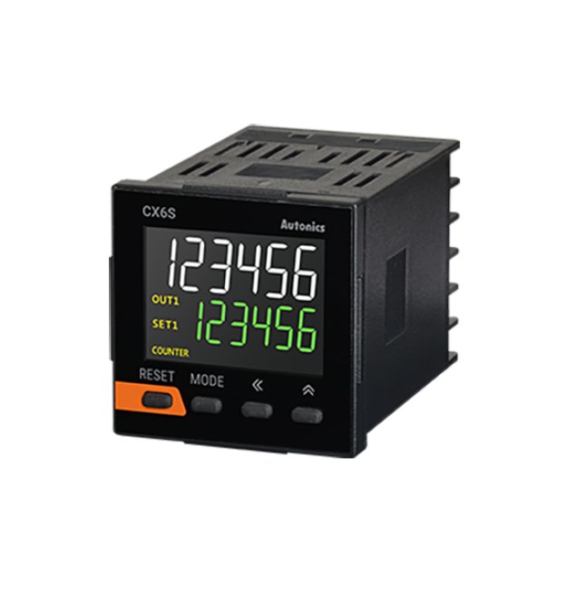Autonics USA 48mm 6-Digit AC Voltage Counter - Image 1