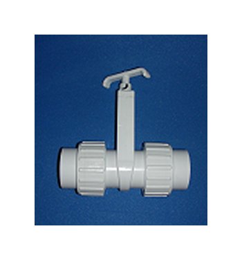 FlexPVC® 1-1/2 Inch PVC Gate Valve with Slip x Socket Connection - Image 1