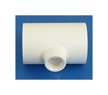 1.5x1.5x1/2 Female PVC Reducing Tee Fitting - Image 1