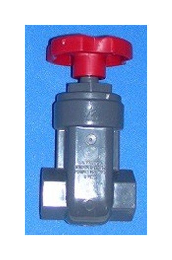 FlexPVC 1/2 Inch FNPT PVC Gate Valve - Image 1