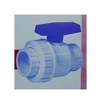 FlexPVC 1.5 Inch PVC Ball Valve with 150 PSI Working Pressure - Image 1