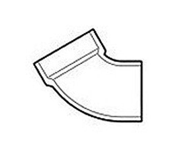 FlexPVC 1.5 Inch 60 Degree PVC DWV Elbow - Image 1