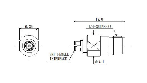 JCC Subminiature Push-On (SMP) Connector with Adapter - Image 2