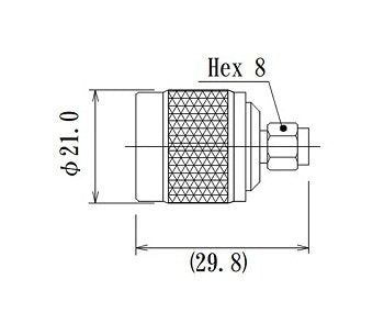 High-Durability Radio Frequency (RF) Between Series Adapter with SMA Connector - Image 2