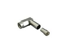 JCC RF SSMA Nano Connector - L Plug, Solder Crimp - Image 1