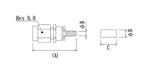 JCC SMA RF Connector with Flexible Cable - Image 2