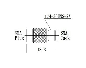 One Touch SMA RF Adapter - DC to 18 GHz Frequency Range - Image 2