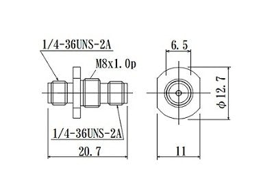SMA Between Series Adapter Connector - Image 2