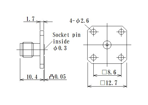JCC KS RF Connector with Flange Mount Jack Launcher - Image 2