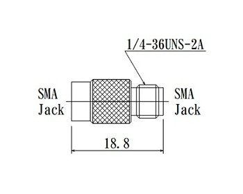 SMA Between Series One Touch Mating Adapter - Image 2