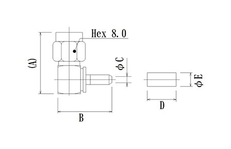 JCC SubMiniature Version A (SMA) RF Connector with Flexible Cable - Image 2