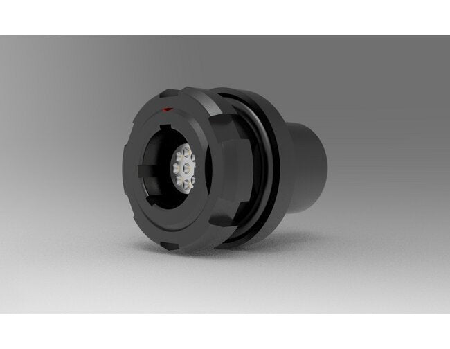 9-Point Rear Panel Mount Receptacle - Standard Ranger Connector - Image 1