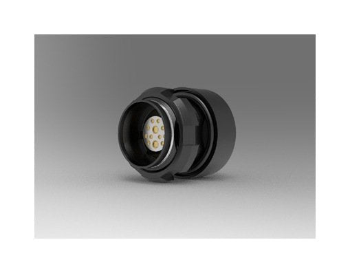 High-Density Ranger 9-Point Rear Panel Mount Receptacle - Image 1