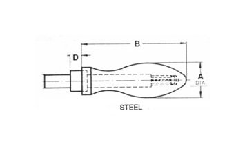 Model 103 Square Gear Ratcheting Crank Wrench - 17mm - Image 3