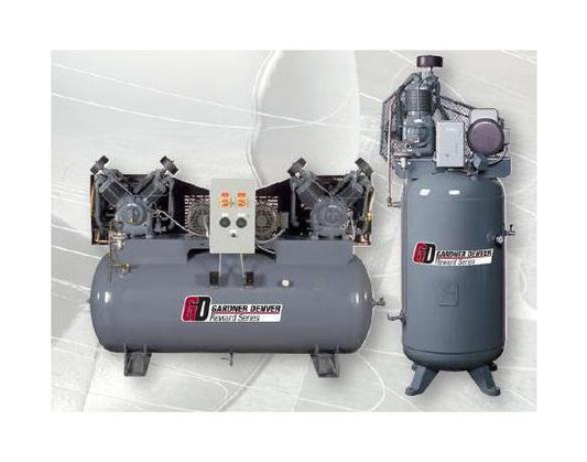 Gardner Denver Simplex Tank Mounted Air Compressor - Image 1