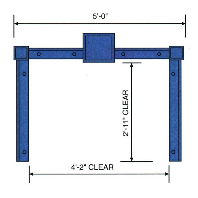 Heavy Duty Welded Benchoist Workstations - Image 2