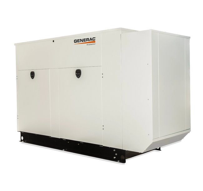 Generac 100 kW Aluminum Enclosure Commercial Gas Generator - Image 1