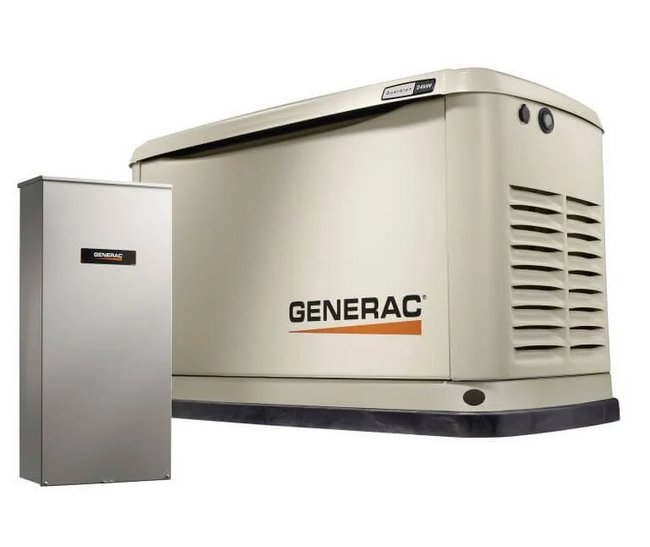 Generac 22kW Home Standby Generator with Whole House Switch - Image 1