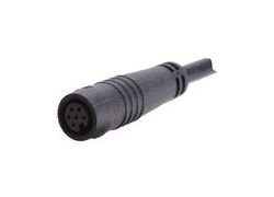 JCC Round Waterproof M6 Snap-in Receptacle Connector with Cable - Image 1