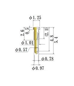 JCC Small Size Socket Pin - 0.30-0.52mm Acceptable Plug Diameter - Image 1