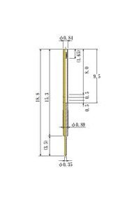 JCC Small Round Socket Pin - 0.21-0.35mm Dia - Image 2