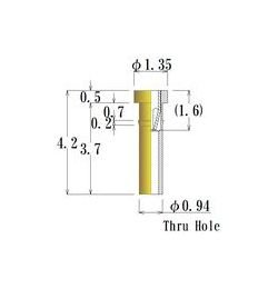 JCC Small Size Socket Pin - 0.30-0.52mm Acceptable Plug Diameter - Image 1