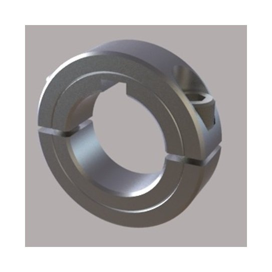 Metric Two-Piece Split Heavy Duty Collars with Keyway - 10mm Bore - Image 1