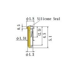 JCC Small Size Round Socket Pin 0.35-0.60mm Acceptable Plug Diameter - Image 1
