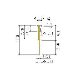 JCC Medium Round Socket Pin - 0.56-0.70mm Acceptable Plug Diameter - Image 1