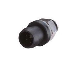 JCC Round Waterproof Panel Type Plug Connector - M6 Snap-in IP67 - Image 1